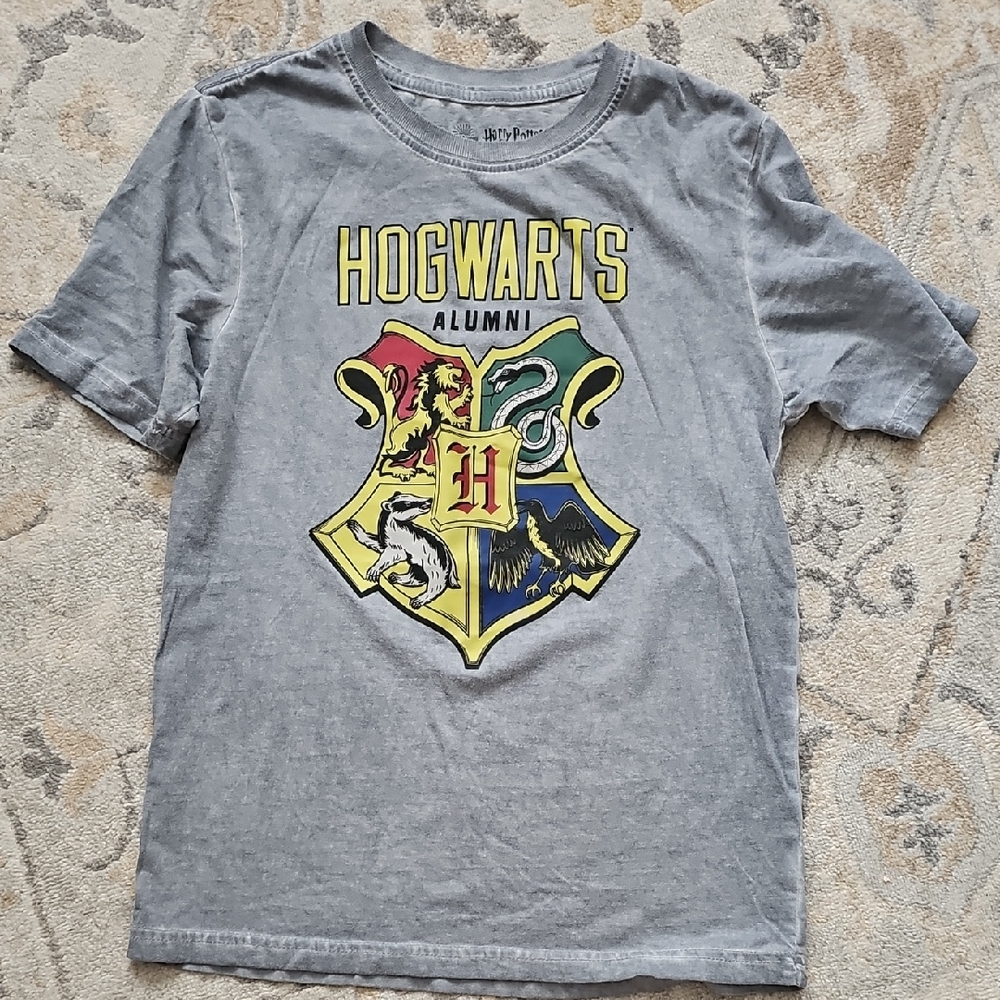 Hogwarts Alumni Gray Kids T-Shirt Size 10/12